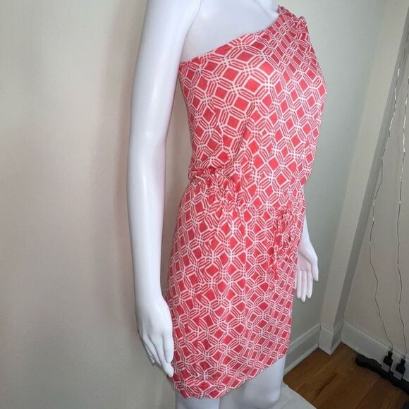 Banana Republic One Shoulder Drawstring Waist Casual Dress - Picture 4 of 12